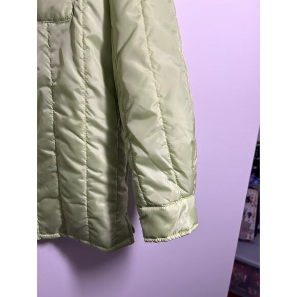 Nordstroms BP. Light Green Quilted Lightweight Jacket  Size S - Picture 6 of 8